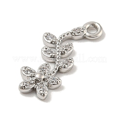 Подвеска из латуни с микропаве и кубическим цирконием s&nbsp;LS-ZIRC-R020-03P