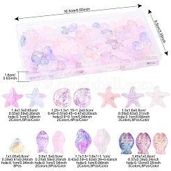 Гальванопокрытие и стеклянные бусины с золотым металлическим плетением EGLA-FS0001-58