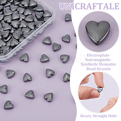 150 шт. гальванизированные немагнитные синтетические гематитовые бусины G-UN0001-28