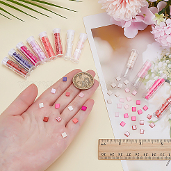 240 шт. 12-х цветные стеклянные бусины с тремя отверстиями SEED-ME0001-10C