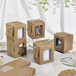 Geschenkverpackungsboxen aus Karton&nbsp;LS-CON-WH0089-262A