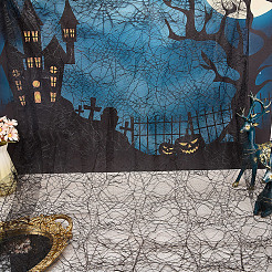 Полиэстеровая паутина ткань DIY-WH20049-44A