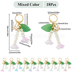 Акриловый кулон в виде цветка&nbsp;HJEW-SC00085