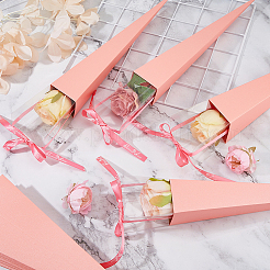 Треугольные бумажные пакеты для упаковки букетов ABAG-WH0045-24A