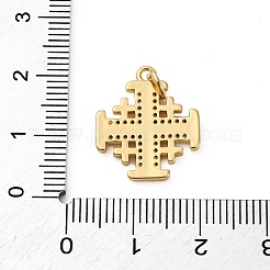 Латунные микро проложить кубического циркония подвески KK-P308-28G