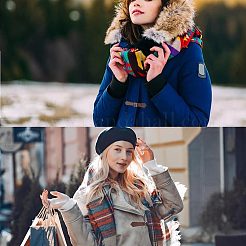 4 комплект пряжек из искусственной кожи 2 цветов FIND-GF0004-71