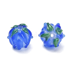 Perles vernissées manuelles&nbsp;LAMP-F041-02-A11