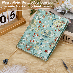 Обложка для книги из полиэстера с закладкой из веревки OFST-WH0012-001