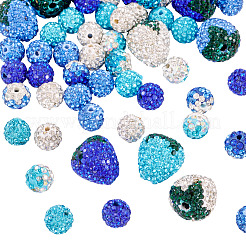 11 стиль полимер ручной работы со стразами глиняные бусины&nbsp;CLAY-BT0001-10