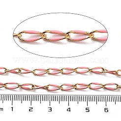 Ионное покрытие (ip) 304 нержавеющая сталь эмалированная витая овальная цепь звеньев CHS-K019-02G-05