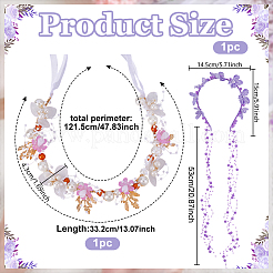 1 шт. резинки для волос с искусственным жемчугом&nbsp;OHAR-NB0001-33B