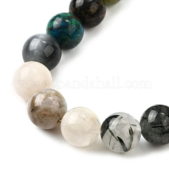 Нити бусин из натурального кварцевого кристалла G-B143-A01-8mm