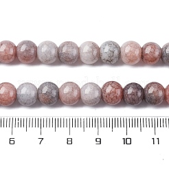 Непрозрачное стекло бисер нитей GLAA-T031-01O-14