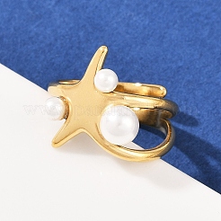 Кольца-манжеты из нержавеющей стали 304 для женщин&nbsp;RJEW-S639-04G