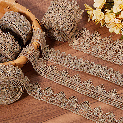 5 ярд полиэстеровой кружевной ленты для вышивки&nbsp;OCOR-CY0001-23B