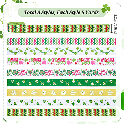 40 ярд 8 стиля односторонняя полиэстеровая лента с принтом ко дню Святого Патрика OCOR-PH0005-55