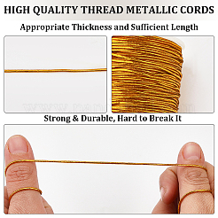 2 рулон 2-х цветного полиэстерового металлизированного эластичного круглого шнура OCOR-CY0001-91A
