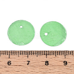 Шармы-диски из натуральной ракушки капиз&nbsp;LS-X1-BSHE-T014-02E