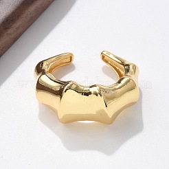 Латунь манжеты кольца&nbsp;RJEW-C120-17G