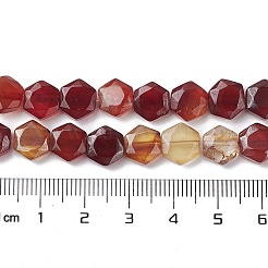 Натуральный красный агат бисер нитей&nbsp;G-K359-C13-01