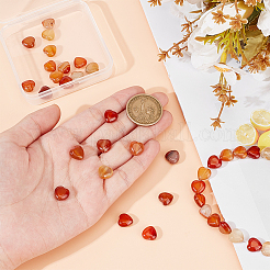 1 нить бусин из натурального красного агата&nbsp;G-OC0005-77