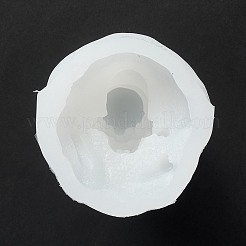 Diy halloween thema schädelförmige kerzenherstellung silikonformen&nbsp;DIY-M033-02