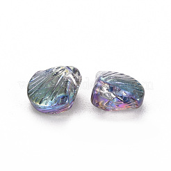 Гальванизировать прозрачные стеклянные подвески&nbsp;GLAA-S190-017L-01