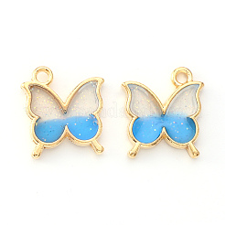 Подвески из эмалевого сплава с покрытием из легкого золота X-ENAM-R136-24C