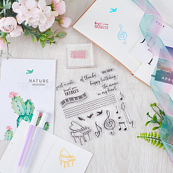 Прозрачные силиконовые штампы DIY-WH0504-60A