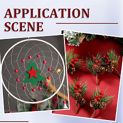 400шт окрашенные бусины из натурального дерева&nbsp;COCO-PA0001-15