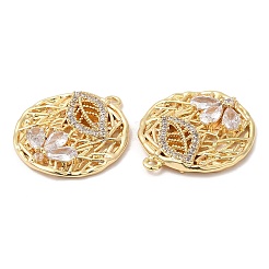 Латунные микро проложить кубического циркония подвески&nbsp;KK-C028-39G