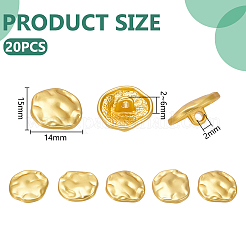 20 шт. пуговицы из сплава с 1 отверстиями&nbsp;BUTT-UN0001-37A