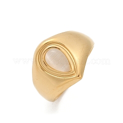 Открытые кольца манжеты из нержавеющей стали 304&nbsp;RJEW-S629-04G