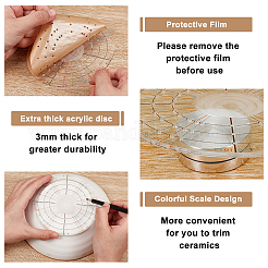 Акриловый круглый разделитель FIND-WH0152-545