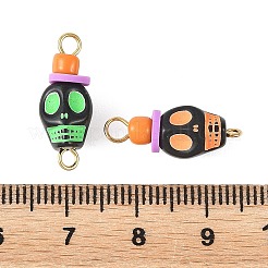 Halloween-Verbinderanhänger aus Acryl und Polymerclay&nbsp;PALLOY-JF05967