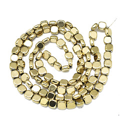 Electroplate non magnetici ematite sintetico fili di perline&nbsp;G-S352-69