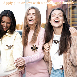 6 шт. 3 вида аппликаций со стразами&nbsp;PATC-MA0001-13