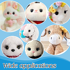 26шт 8 стиля акриловых кукольных ресниц FIND-PH0026-66