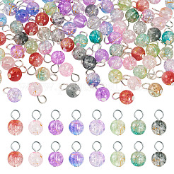 80шт 8 стиля прозрачные акриловые подвески&nbsp;PALLOY-TAC0201