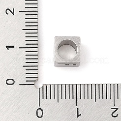 Perline europee in acciaio inossidabile 201 anti-ossidazione&nbsp;LS-STAS-M058-01F-P