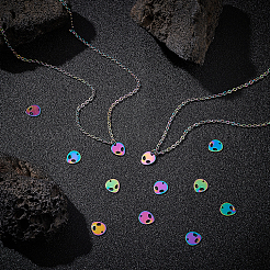 12 шт. ионное покрытие (IP) 201 подвески из нержавеющей стали STAS-UN0045-65