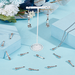 60 шт. Подвески из сплава в тибетском стиле&nbsp;TIBE-SC0004-55-RS