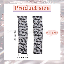 Рукава из полиэстера для велоспорта на открытом воздухе&nbsp;AJEW-WH20067-032B