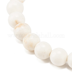 Эластичный браслет из синтетической бирюзы (окрашенной)&nbsp;BJEW-JB08287