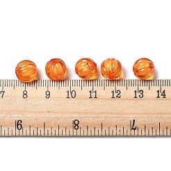 Осенняя тема прозрачные акриловые бусины&nbsp;X-TACR-S089-10mm-11