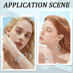 700 шт. 3 вида стеклянных перламутровых бусин HY-BBC0001-01A