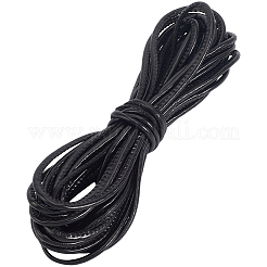 Плоский шнур из искусственной кожи длиной 10 м.&nbsp;WL-GF0001-33C