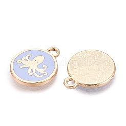 Pendentifs d'émail en alliage&nbsp;ENAM-Q002-05G-02