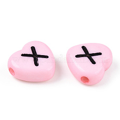 Непрозрачные акриловые бусины с горизонтальным отверстием&nbsp;X-SACR-Q126-04D