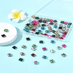 80шт 10 цвета пришить горный хрусталь RGLA-FS0001-16